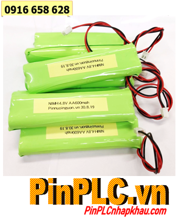 Pin sạc 4.8v AA600mAh; NiMh 4.8v AA 600mAh Battery Pack 